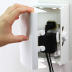 Wappa Baby outlet cover box front view for baby proofing