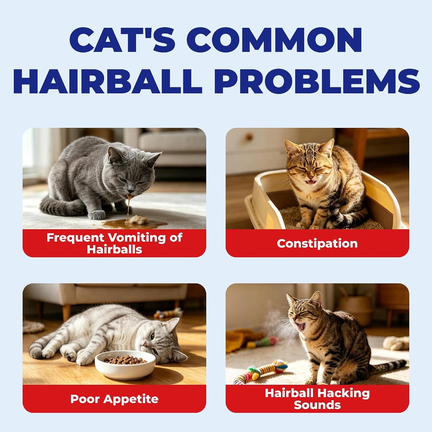 Wellix hairball control treats with psyllium husk and barley grass ingredients