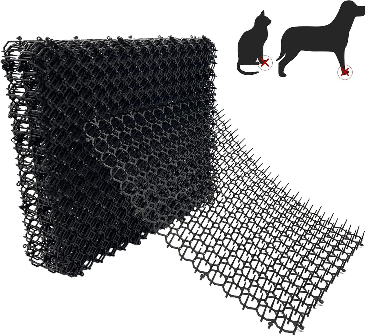 Fhiny cat deterrent mats placed on a sofa to prevent scratching
