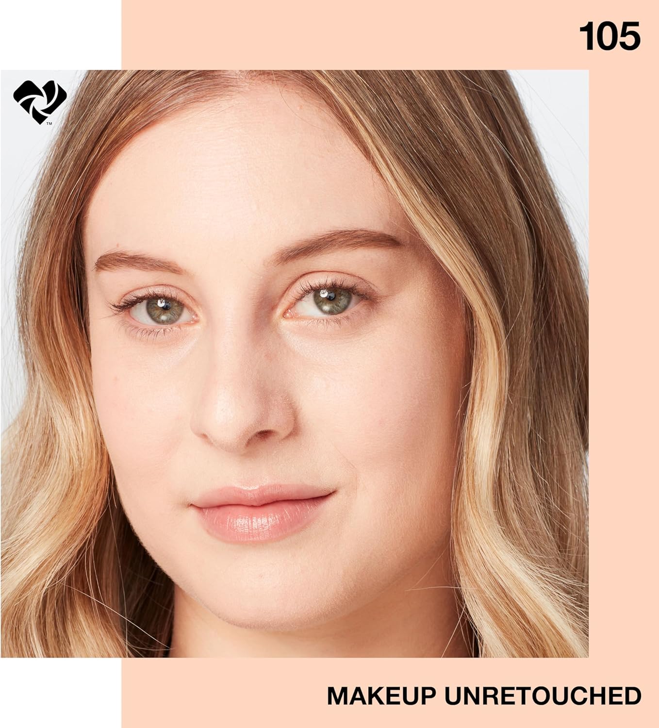 Maybelline hydrating liquid foundation SPF 18 product labeling close up