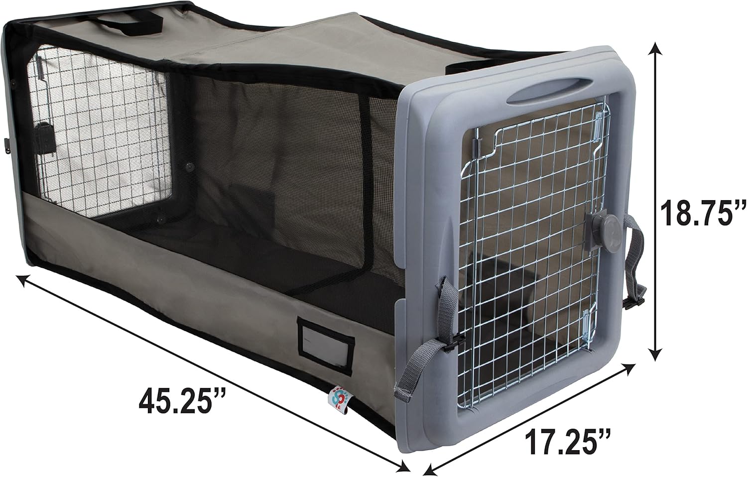 SPORT PET Large Pop Open Kennel, Portable Cat Cage Kennel, Waterproof Pet bed, Travel Litter Collection - Image 6