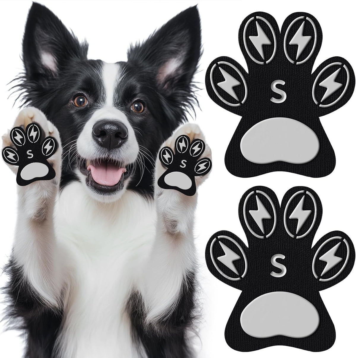 Dapaw Anti-Slip Dog Paw Pads, Paw Grip for Senior Dog on Hardwood & Tile Floors, Protector Pads for Hot Pavement, Paw Stickers for Dogs Feet with Strong Traction (5 Sets, 20 Pcs) L - Image 12