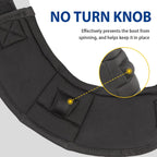 Harrison Howard no turn bell boots showing the interior shock absorbing center and soft heel knob