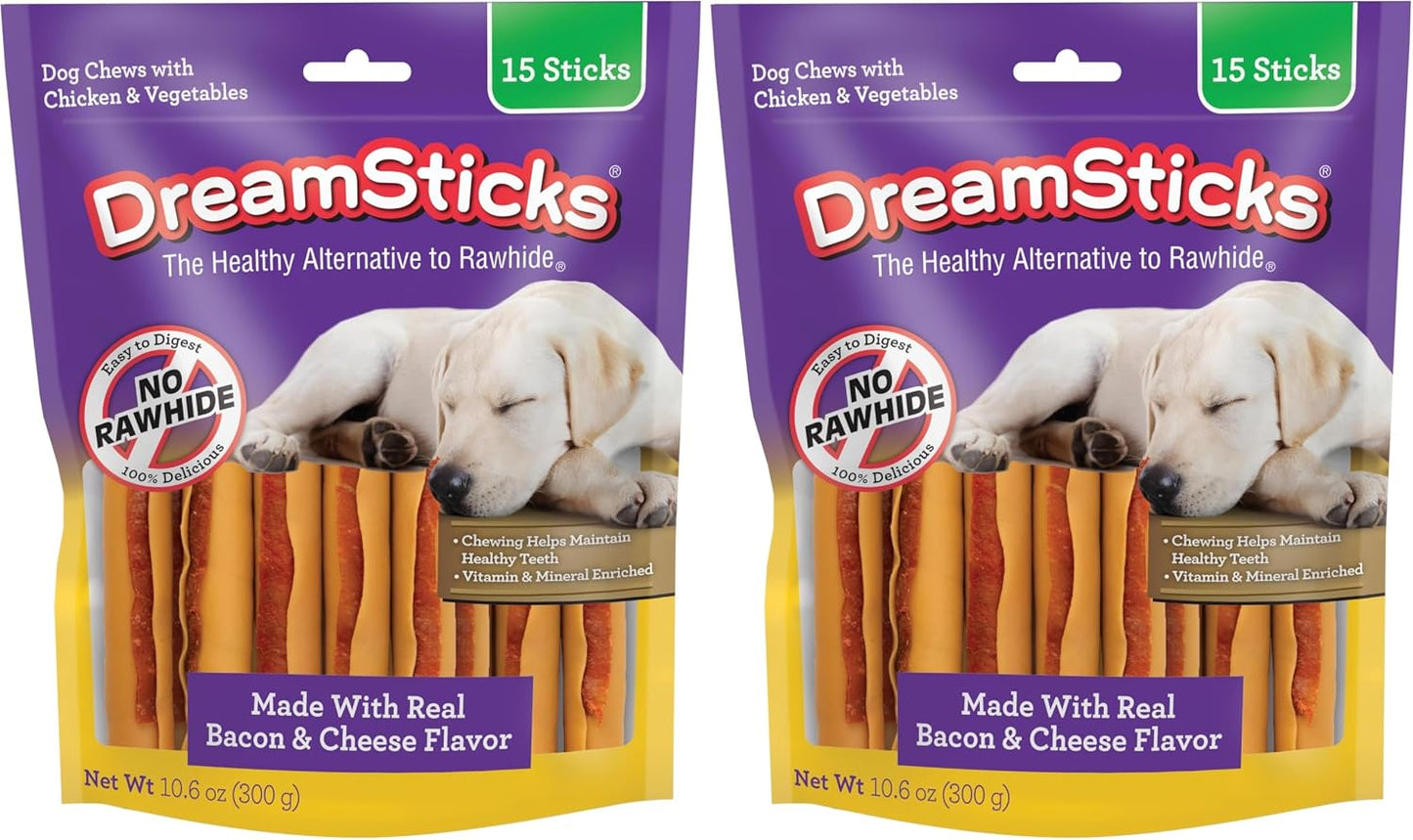 DreamBone Chicken Wrapped Mini Stick Dog Treats, Daily Rawhide-Free Chew, Digests Safely and Completely, With Real Protein, Chicken and Veggies, 15 count - Image 12
