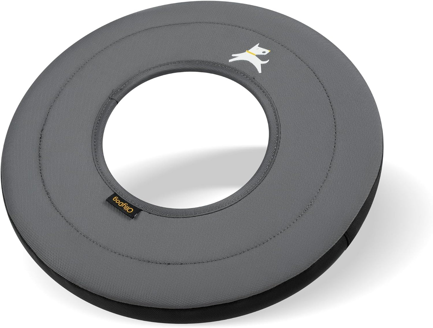 Side profile of OllyDog Super Flyer showing soft edges