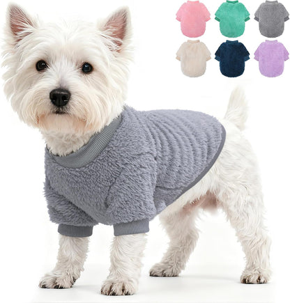 Dog Sweaters for Small Dogs, Winter Fleece Puppy Sweaters for Teacup Yorkie Chihuahua Clothes, Cute Pink XXS Dog Sweater Warm Soft Pet Outfit Apparel - Image 10