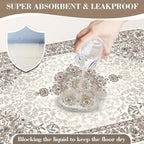 Dogcator non-slip waterproof pee pad placed on hardwood floor
