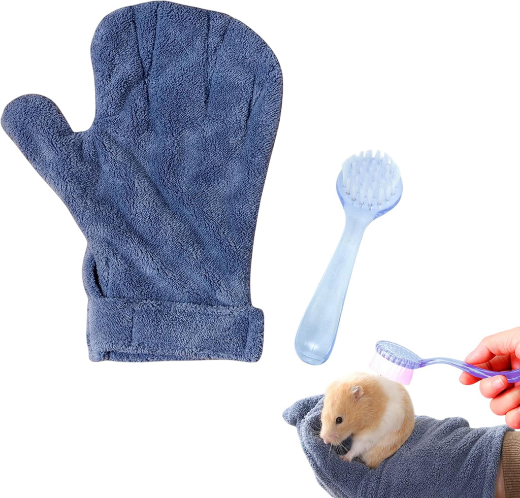 Full two-piece PurrrfectionPet small pet bonding and deshedding kit laid out flat.
