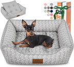 Zerbuger Orthopedic Dog Bed for Medium Dogs,Dog Sofa Beds Supportive Foam Pet Couch Bed with Removable Washable Mat and Nonskid Bottom (Medium, Pink) - Image 12