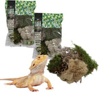 The Habitat Life - Natural Variety Pack - Mix of Reindeer, Mood, Sheet & Spanish Moss - for All Terrariums - Humidity Control - Breathable Bedding - Dye-Free & Safe - Medium - 1 Pack - Image 13