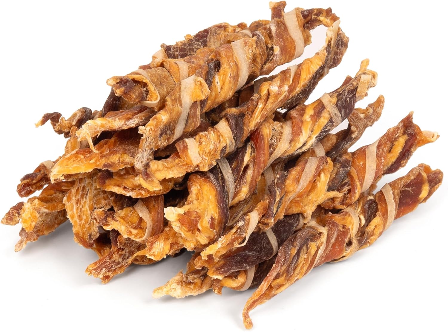 MON2SUN Dog Treats, Triple Flavor Jerky Twist Sticks, 5-7 Inch Chicken Duck and Codfish Sticks Chews for Small Dogs, Healthy Snacks, 10.58 oz (15 Count-Pack of 1) - Image 11