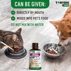 Beloved Pets Tobydic 21 in 1 multivitamin bottle on flat surface