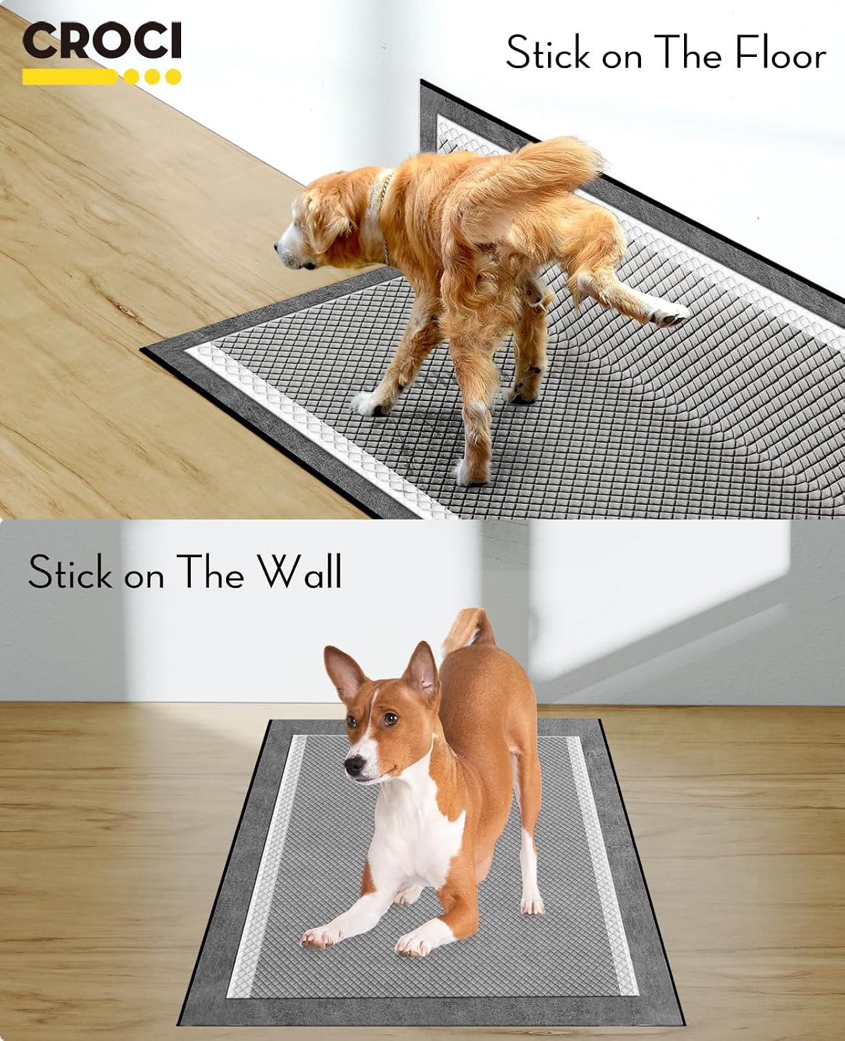 Croci authentic imported odor eliminating pet pads for puppy housebreaking
