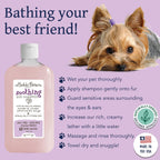 Bobbi Panter soothing dog shampoo with natural ingredients graphic