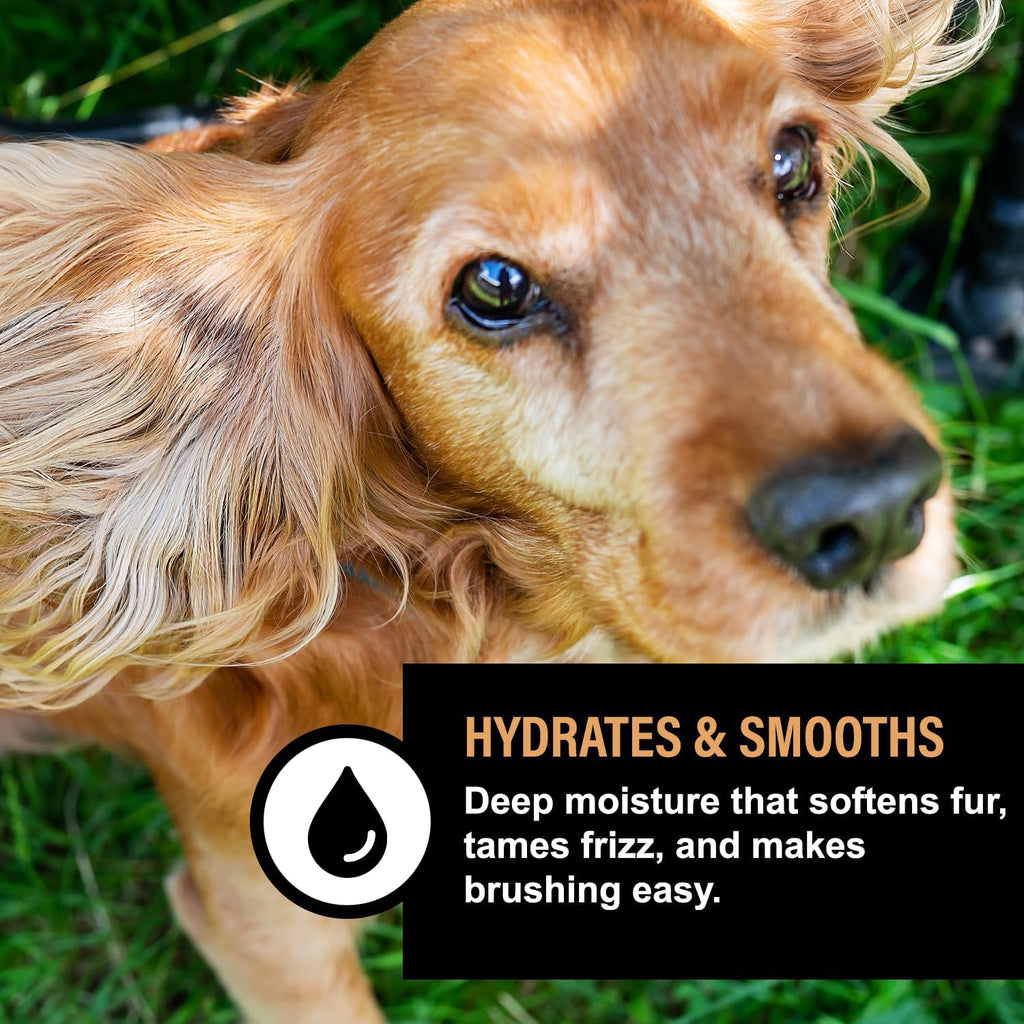 ARKRAY oatmeal honey dog grooming spray imported pet care product packaging
