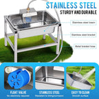 Ergonomic elevated pet feeding station showing fourteen inch stand setup