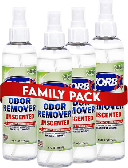 ZORBX Unscented Odor Eliminator Bundle: 16 Oz +7.5 Oz + 2 Oz - Hospital-Grade Odor Remover for Pet & Human Urine, Smoke & Strong Household Odors - Carpet, Upholstery, Mattress, Bathroom, Car & More - Image 12