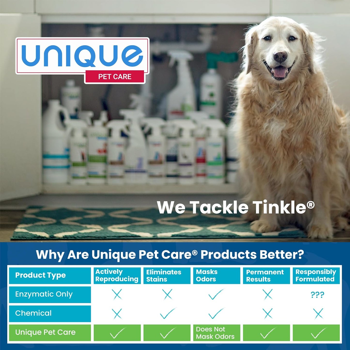 USA imported pet urine and vomit stain cleaning solution bottle back label