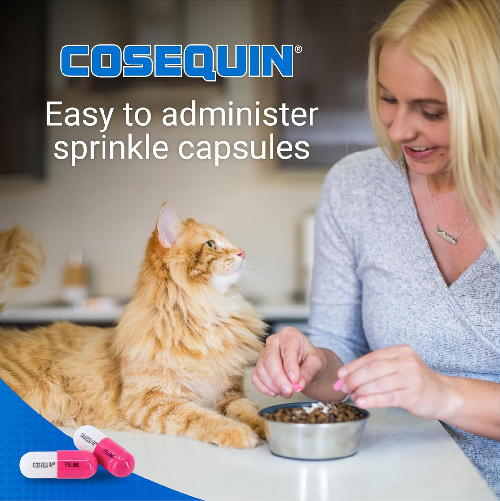 Nutramax Cosequin 80 Count Sprinkle Capsules Bottle Back View