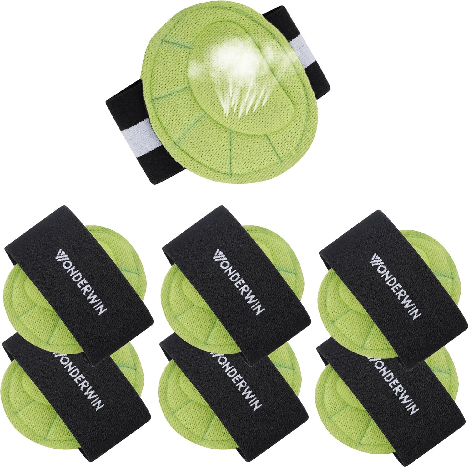 Wonderwin arch support compression sleeves 3 pairs front view for plantar fasciitis relief
