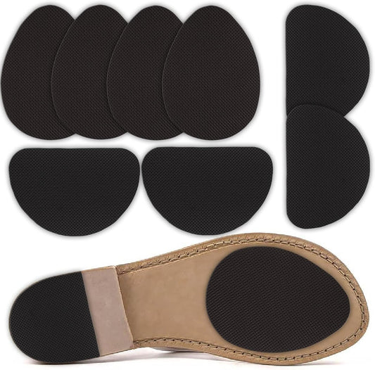 ZBLGO Non-Slip Shoe Pads 4 pairs pack front view for high heel safety.
