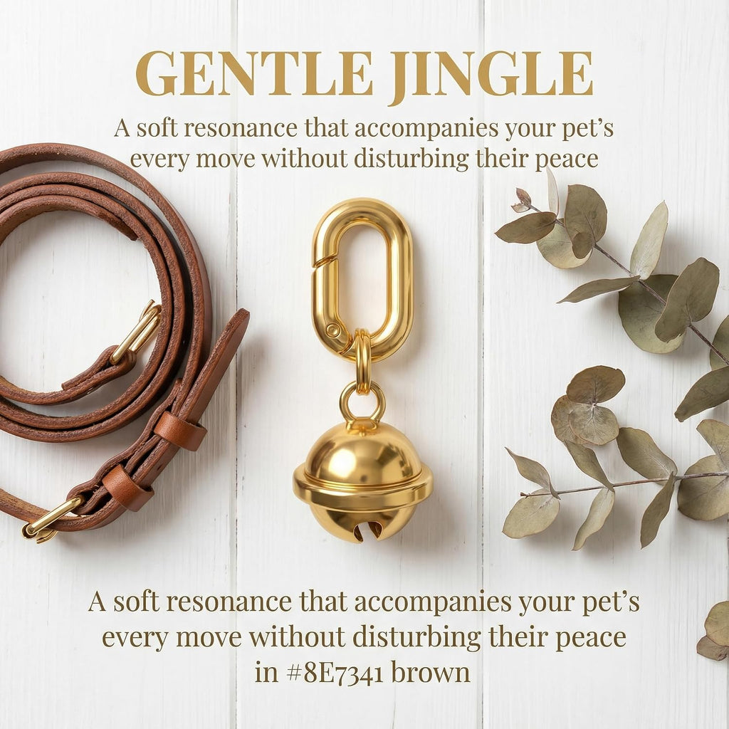 Authentic Domsimy USA imported gold pet bell charm