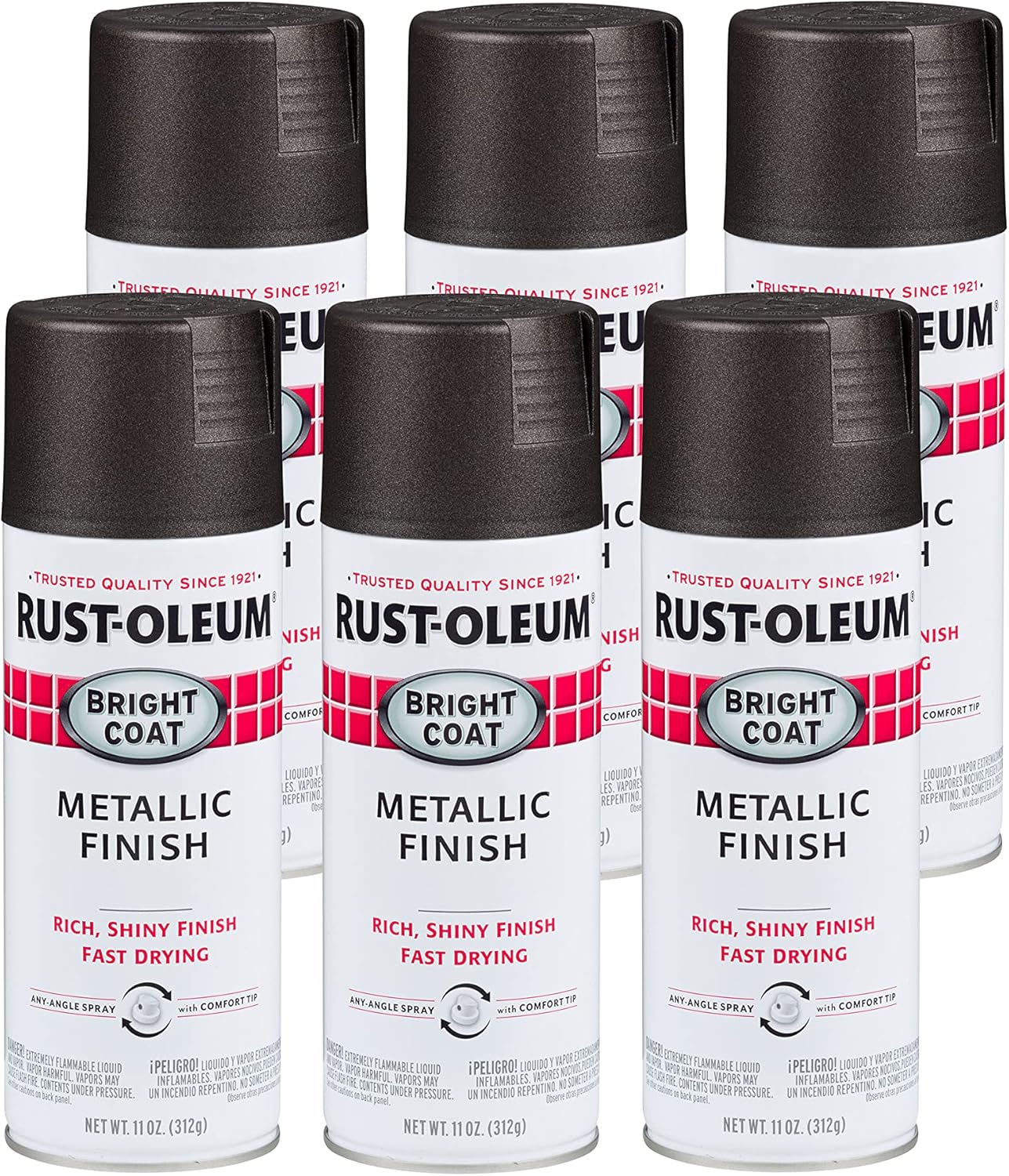 Rust-Oleum 7718830 Stops Rust Bright Coat Metallic Spray Paint, 11 Oz, Chrome (Pack of 1) - Image 13