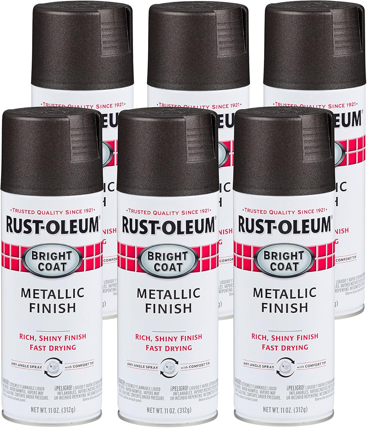 Rust-Oleum 7718830 Stops Rust Bright Coat Metallic Spray Paint, 11 Oz, Chrome (Pack of 1) - Image 13