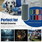 AOOLMOL pet anxiety relief hood packaged view for thunderstorms