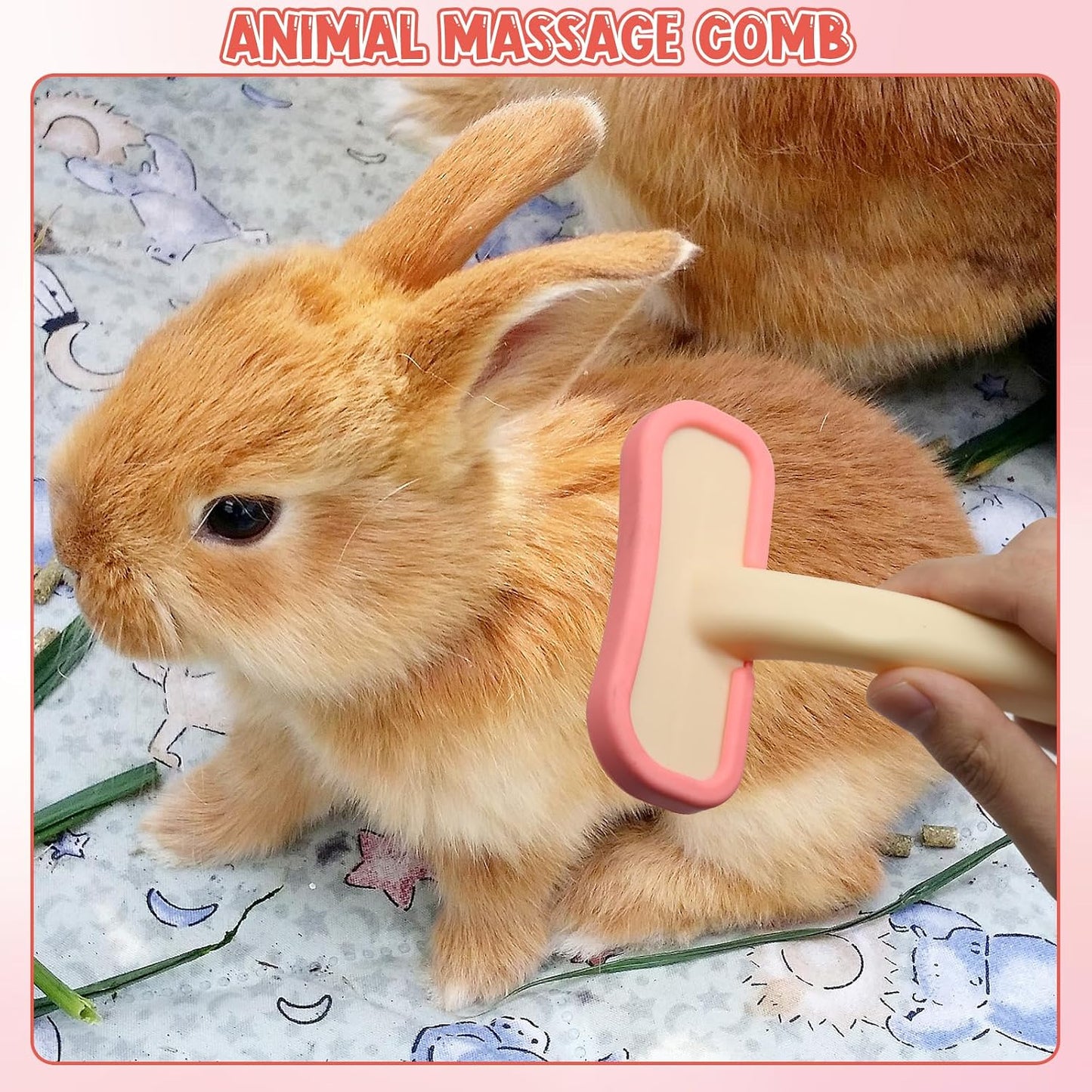Cyuxing pet grooming tool removing loose hair from puppy coat