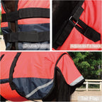 Gallopoff 300D horse rain sheet adjustable chest velcro close up