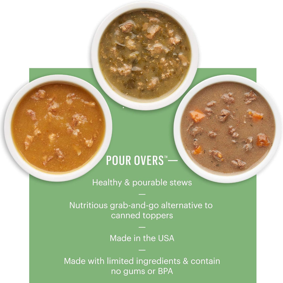 Close up of human grade ingredients in Honest Kitchen dog food