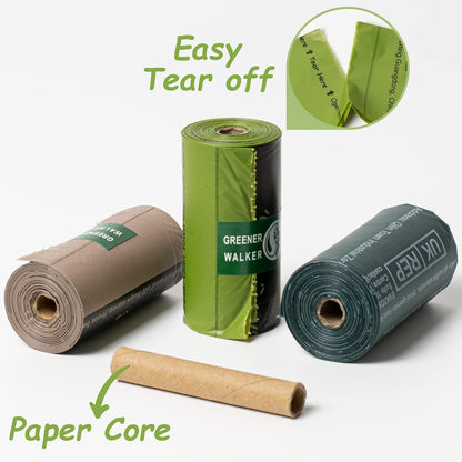 Greener Walker leak proof doggy waste bags packaging box view