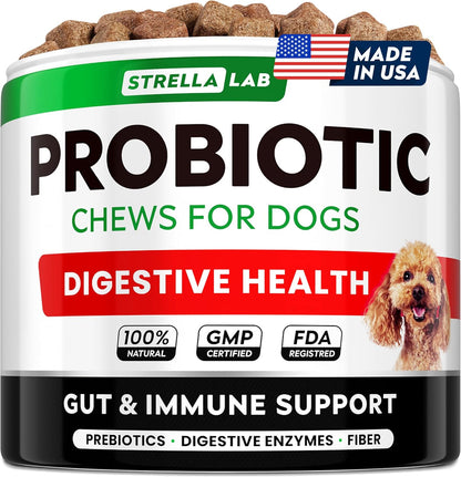STRELLALAB Advanced Dog Dental Chews & Breath Freshener - Dog Teeth Cleaning Treats, Bad Breath Control, Plaque & Tartar Off, Pet Oral Care, Pro Perio Support, Lab Co Bright Formula - 90 Treats - Image 12