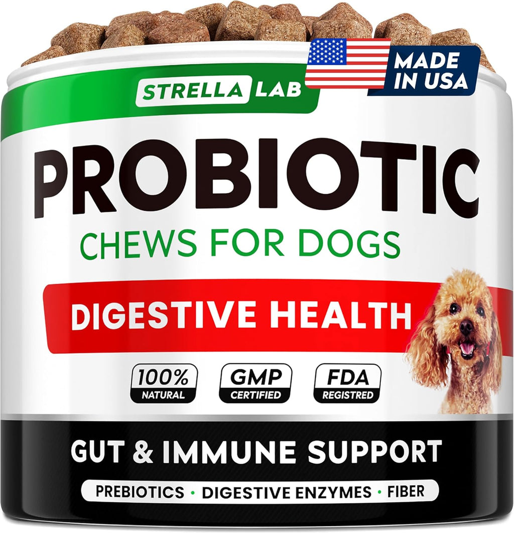 STRELLALAB Advanced Dog Dental Chews & Breath Freshener - Dog Teeth Cleaning Treats, Bad Breath Control, Plaque & Tartar Off, Pet Oral Care, Pro Perio Support, Lab Co Bright Formula - 90 Treats - Image 12
