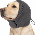 Soft breathable dog ear muffs for force drying safety protection