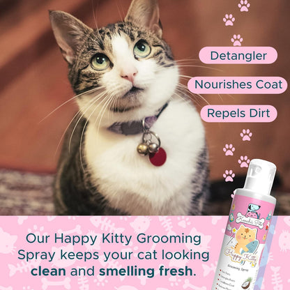 Kenchii cat detangler spray bottle showing spray nozzle