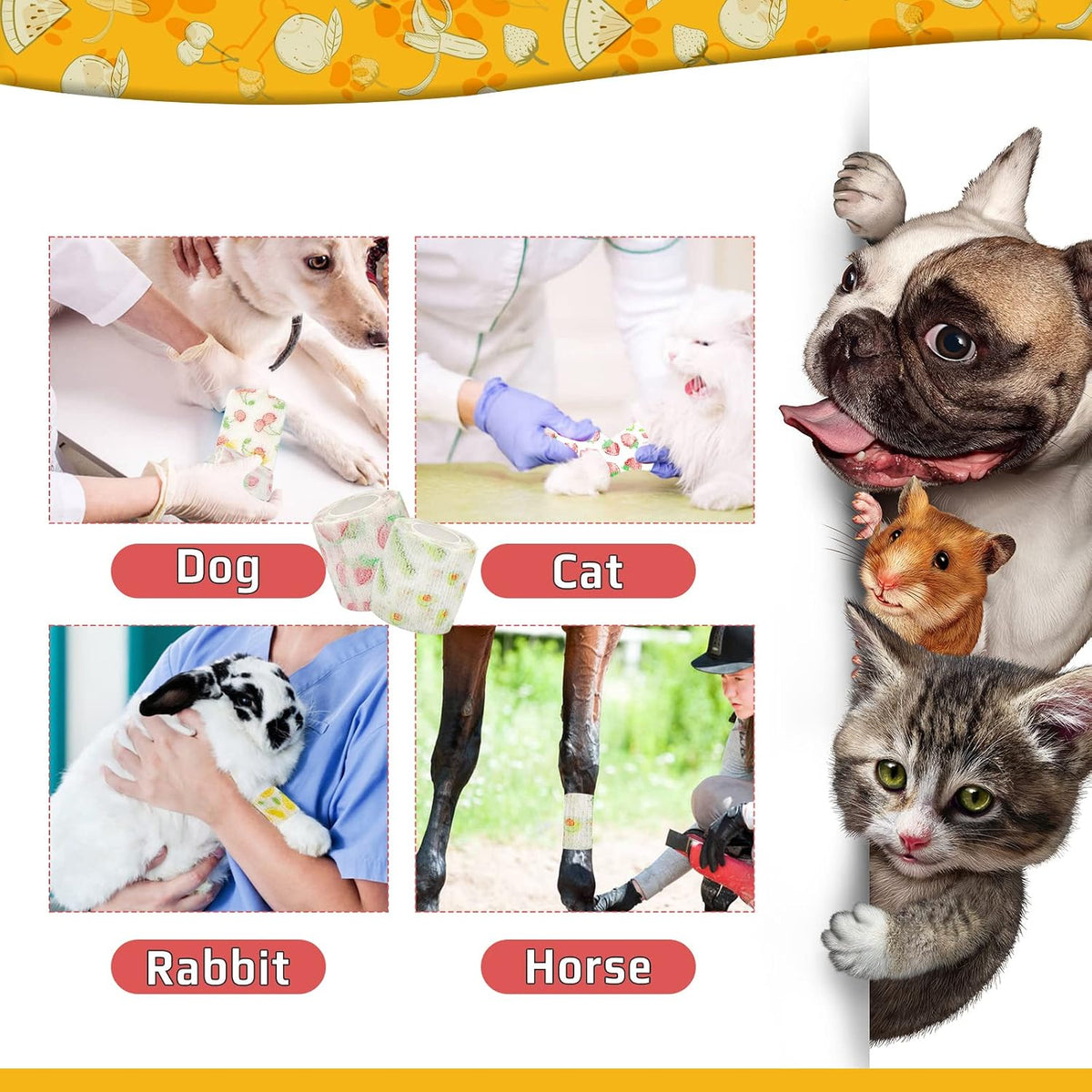 Safesense 2 inch bandage packaging 6 pack view