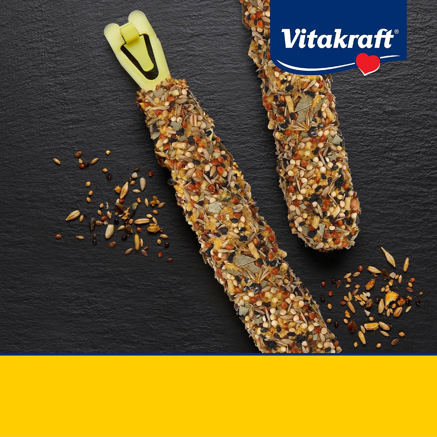 Vitakraft golden honey crunch stick with cage clip