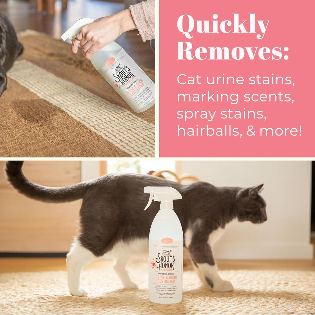 Eco friendly non enzyme pet urine cleaner spray for upholstery and fabrics