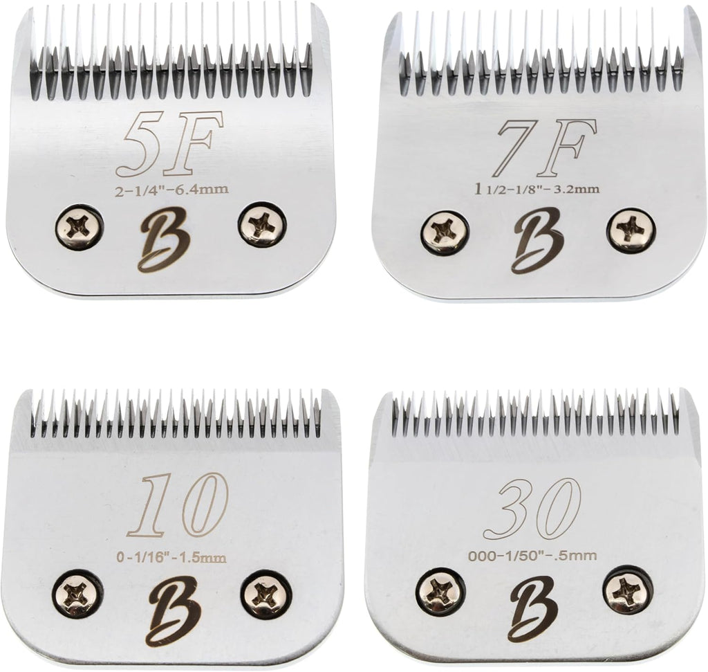 Durable rust resistant professional animal clipper blade zero point five millimeter length indicator.