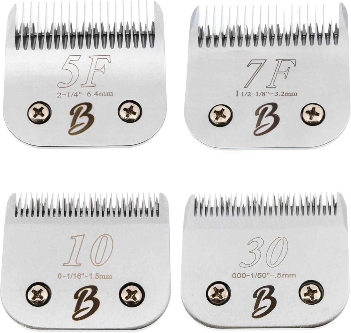 Durable rust resistant professional animal clipper blade zero point five millimeter length indicator.