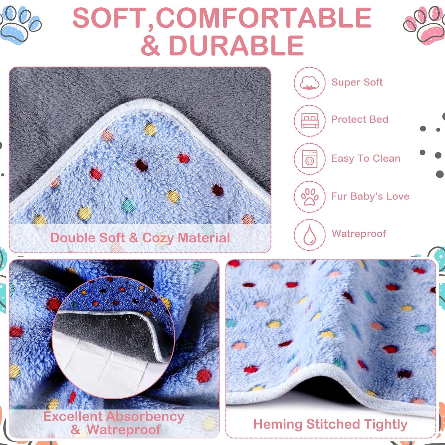 Waterproof backing detail of Tudomro cage liner