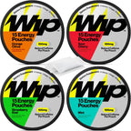 Wip Energy Pouches 100mg Natural Caffeine Assorted 4 Pack front view showing flavor variety