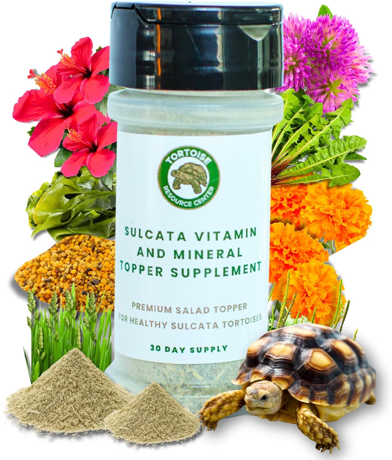 Tortoise Resource Center Sulcata Calcium Multivitamin Powder front view