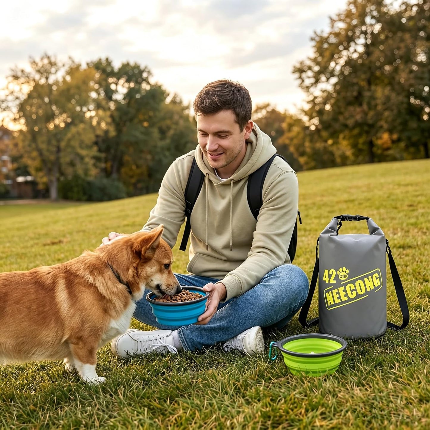 Three layer waterproof construction details of the NEECONG outdoor pet luggage solution
