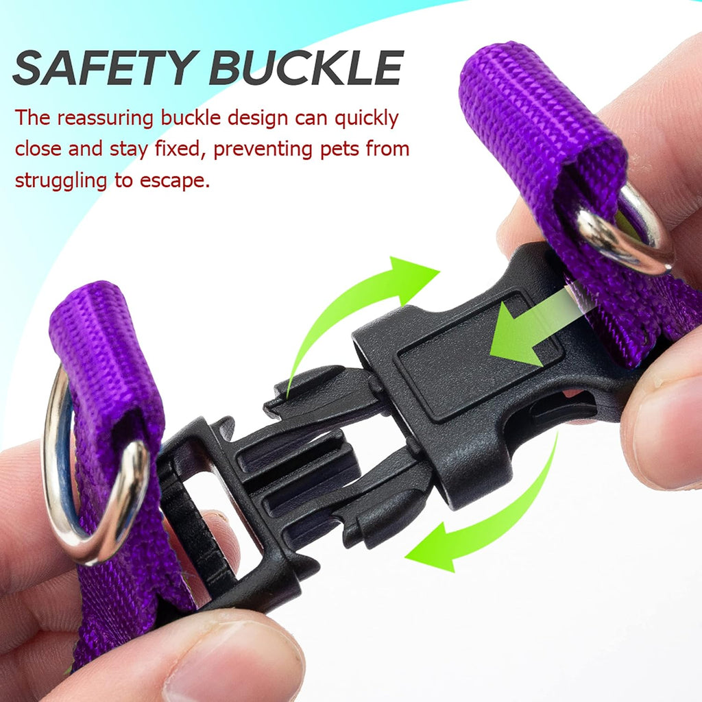Side view of Ipravoci escape proof dog harness on dog