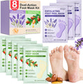 Besnel foot peeling and moisturizing mask front packaging view