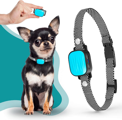 Bark Collar for Small/Medium Dogs, No Shock Anti Bark Collar, Rechargeable Anti Barking Collar w/2 Vibration & Beep Modes, Waterproof Shockless Smart Dog Stop Barking Control Device (Pink) - Image 9