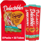 Hartz Delectables Squeeze Up Tuna and Catnip cat treats package front view